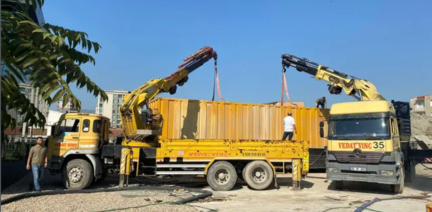 İzmir Kiralık Vinç Hizmeti